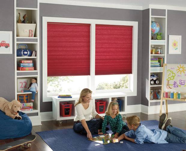 Правила декорирования окна в детской спальне и способы их реализации, современные тенденции оформления - 30 фото