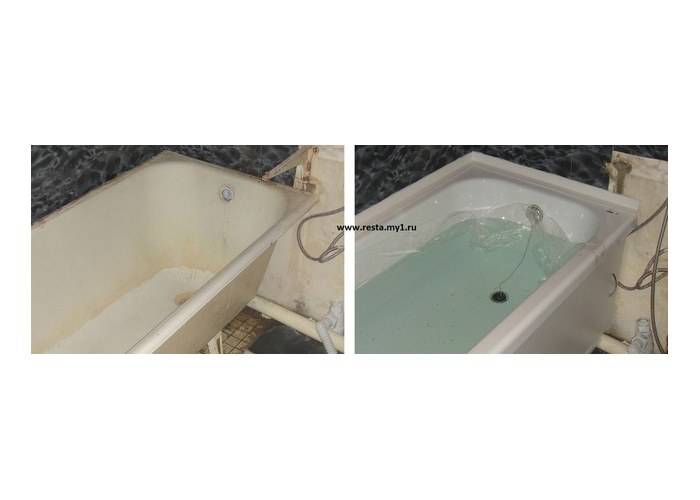 Акриловый вкладыш в ванну - как установить правильно