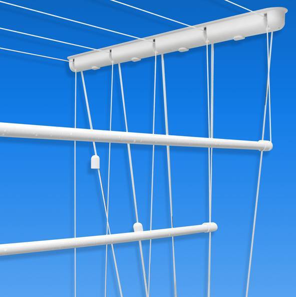 Как правильно натянуть бельевую веревку на балконе: чтобы не провисала