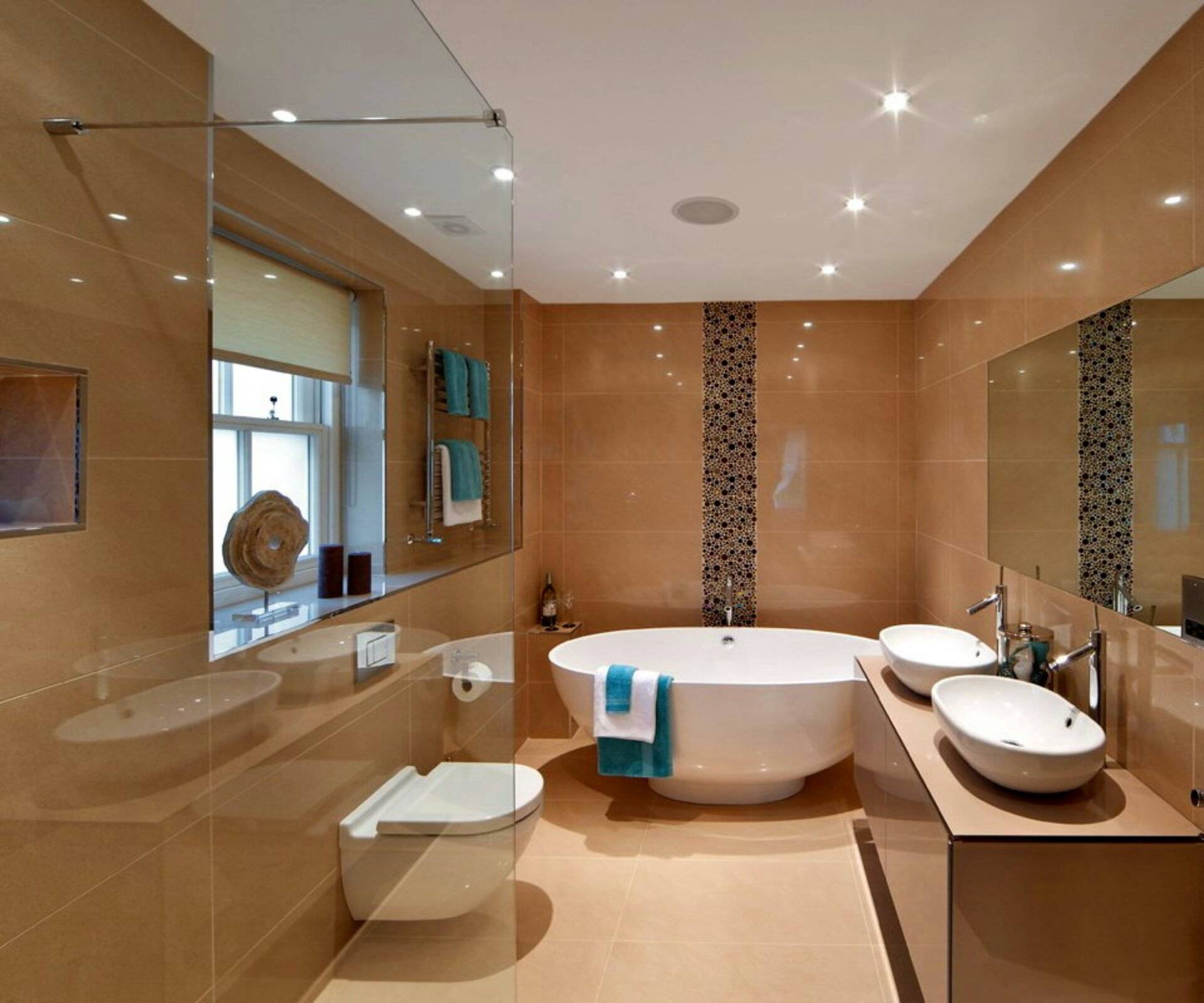 Красивые ванны в квартирах. Интерьер ванной. Красивые Ванные комнаты. Современный интерьер ванной. Потолок в ванной.