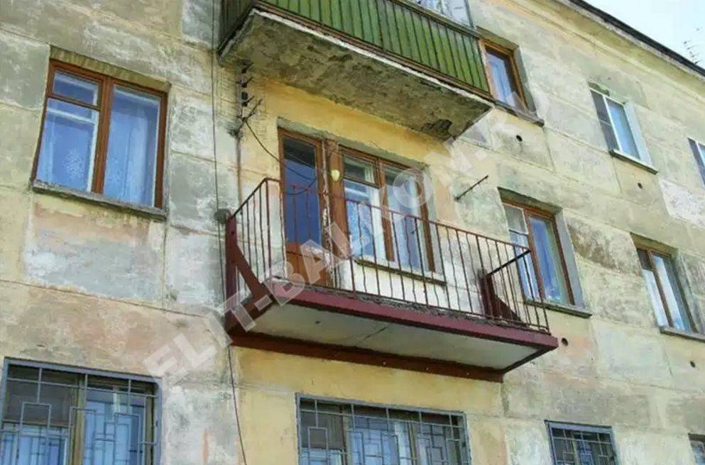 Стандартные размеры балконов и лоджий: как увеличить балкон в хрущевке