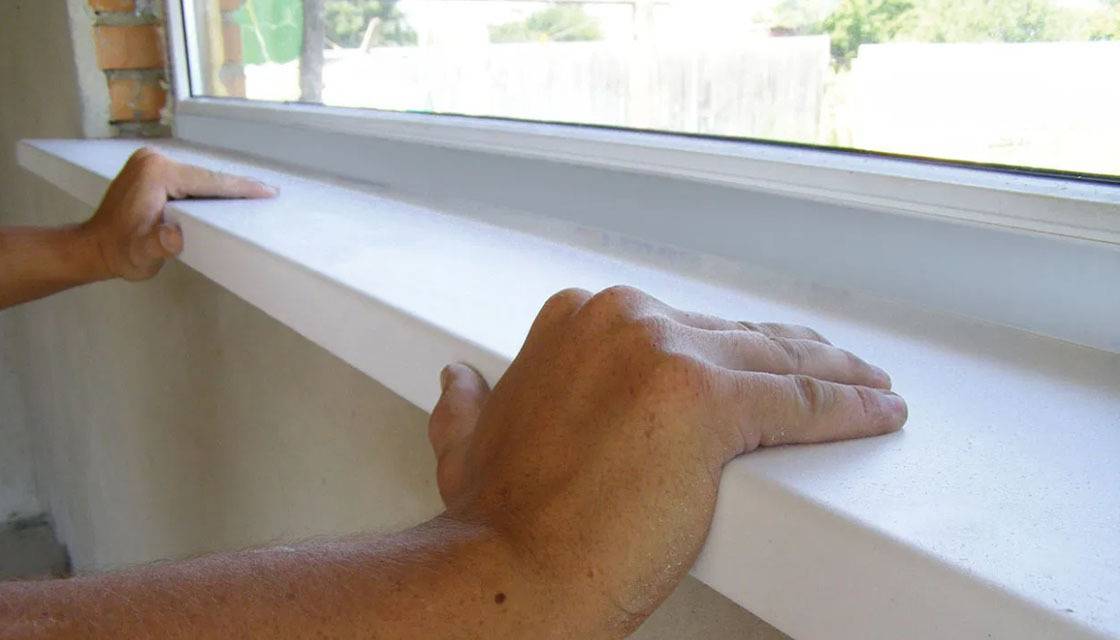 Установка подоконника на пластиковые окна своими руками - строительство и ремонт
