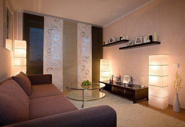 Дизайн интерьера однокомнатной квартиры с нишей, с кроватью. фото — этотдом