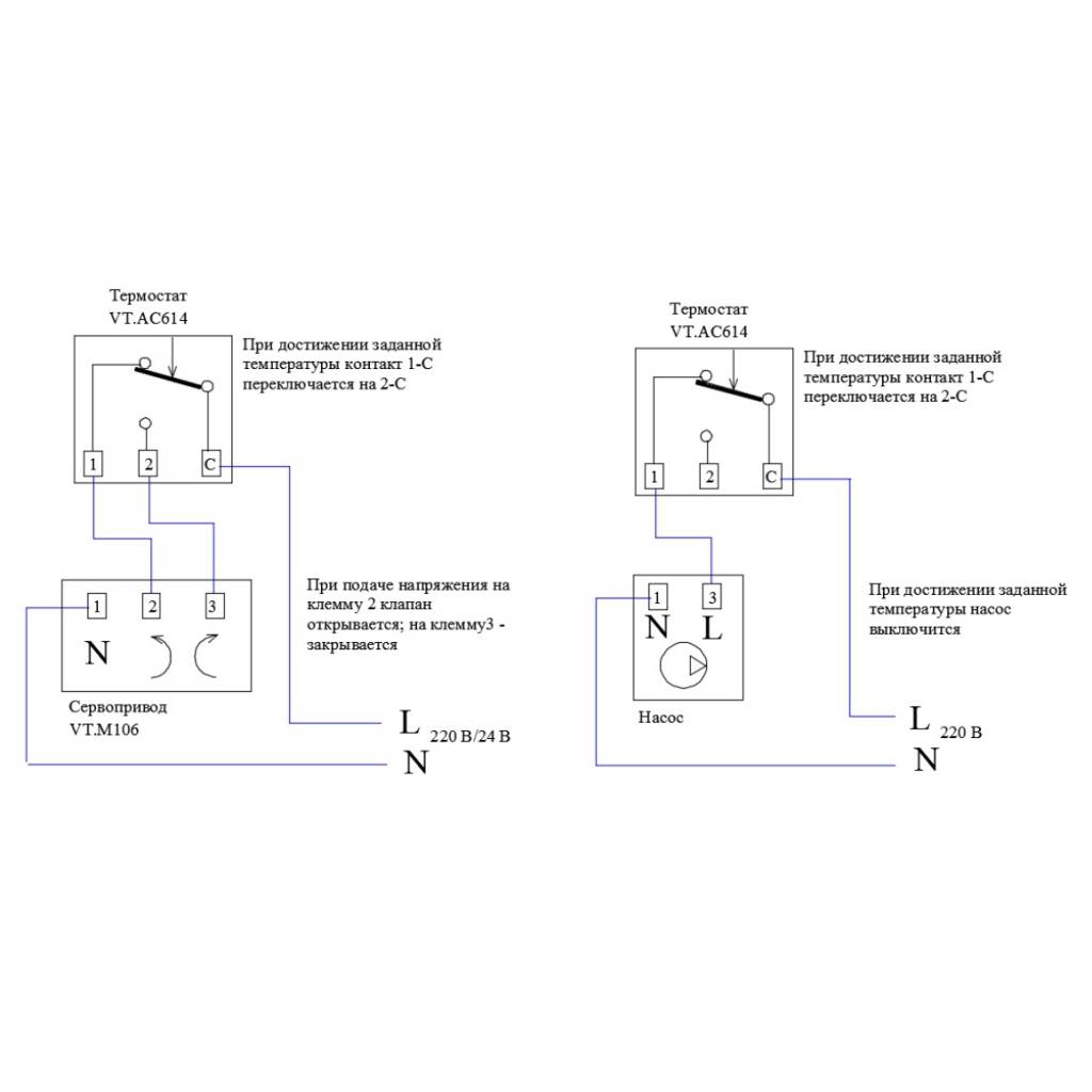 Схемы подключения термостата к газовому котлу. какой терморегулятор можно использовать?