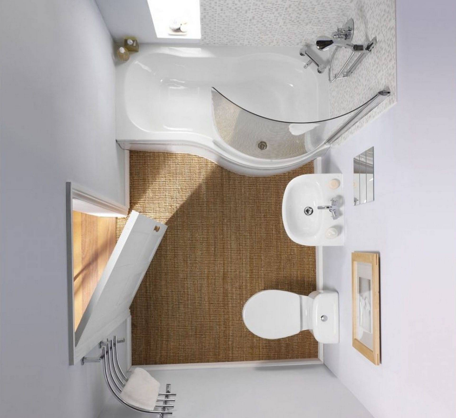 ванная комната дизайн с туалетом и ванной 6 кв м