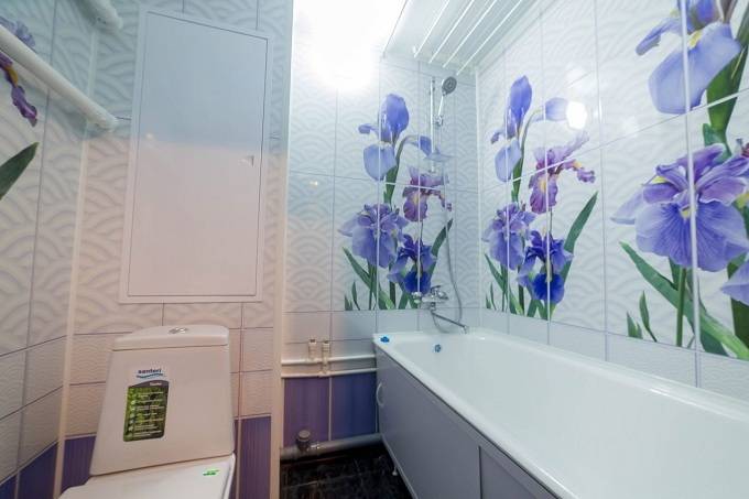 Отделка ванной комнаты 2021-2022:  материалы для стен и пола (45 фото)