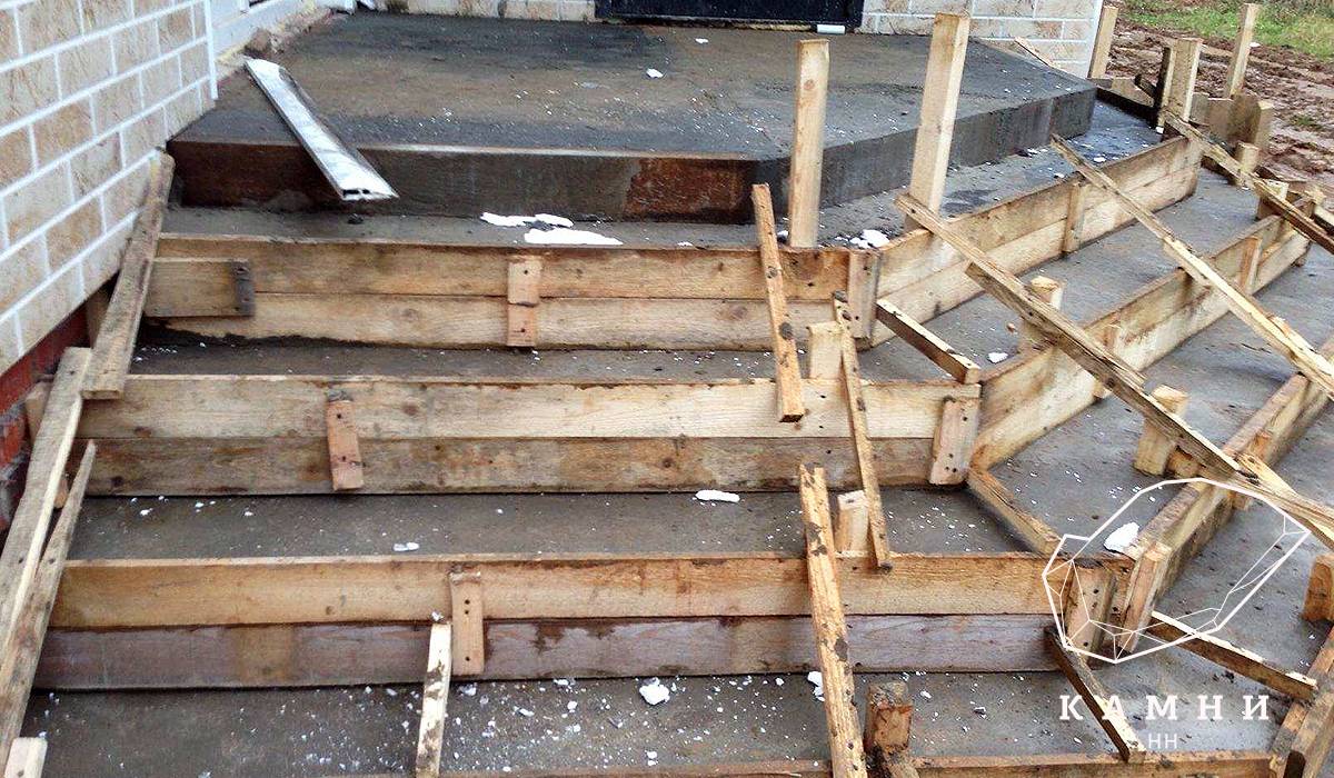 Лестница из бетона – как сделать самому?