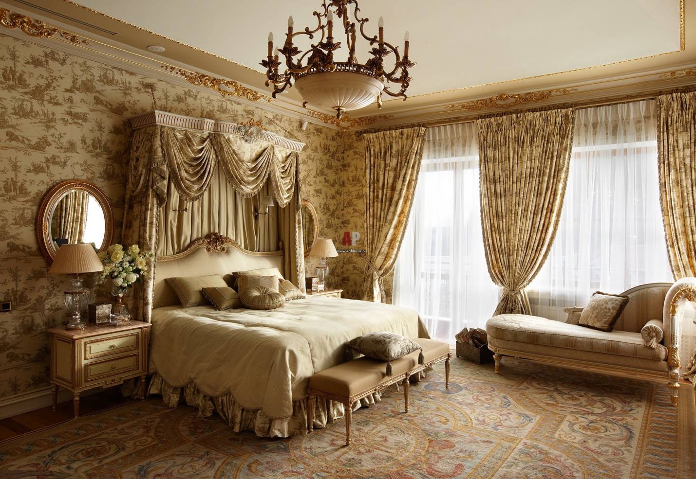 Дизайн интерьера спальни в английском стиле с фото и вариантами оформления