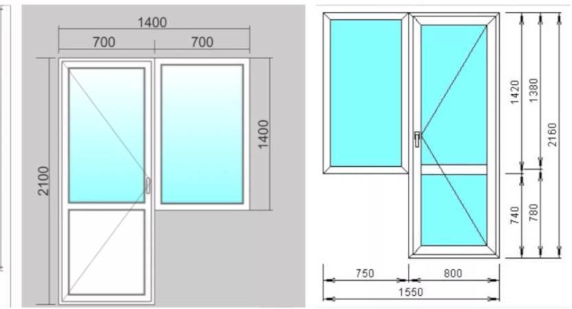 Размеры двери с окном должны быть точными, а процесс понятным