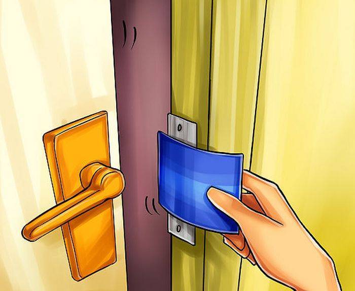 Как открыть защелку входной двери - 5 простых способов