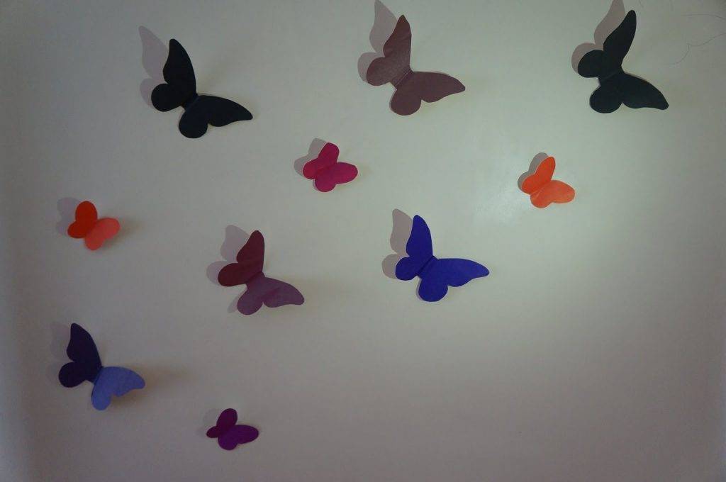 Бабочки из бумаги: мастер-класс по созданию своими руками. 70 фото красивых идей оформления интерьера