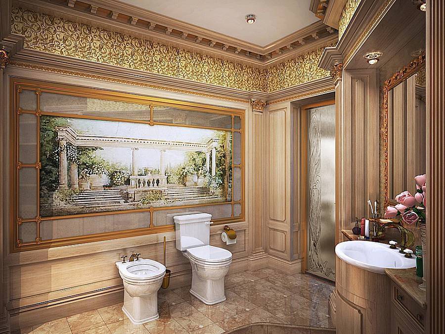 Дизайнерские решения, позволяющие превратить обычную ванную комнату в роскошную. роскошные ванные комнаты