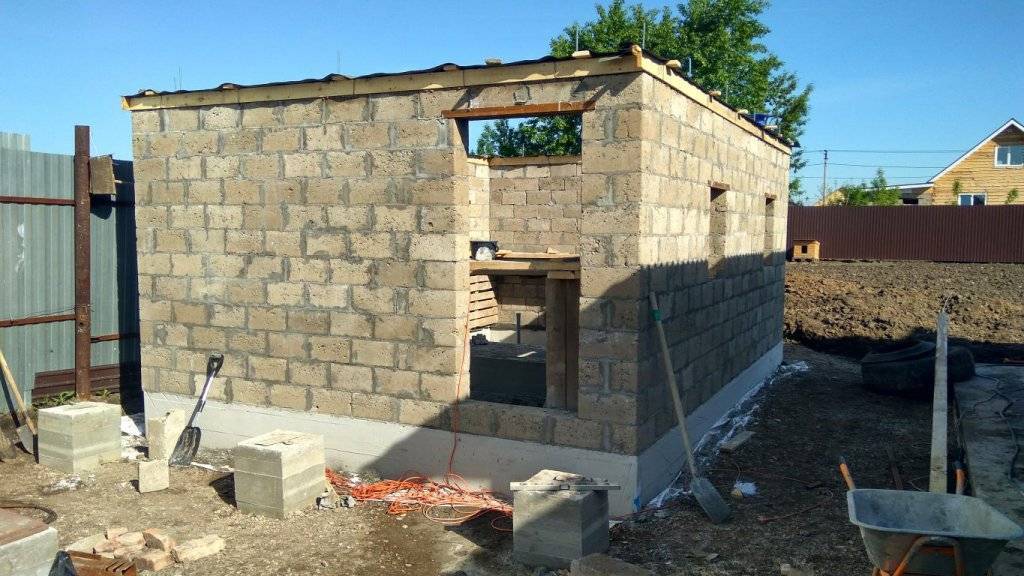 Баня своими руками из блоков — керамзитобетонных, газосиликатных: плюсы и минусы материала, пошаговая инструкция с фото и видео проекта