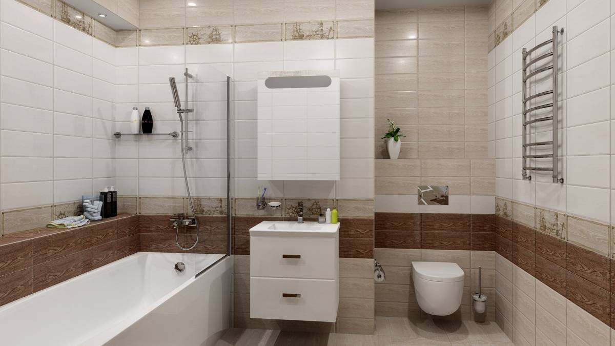 Варианты укладки плитки в ванной комнате фото и схемы раскладки