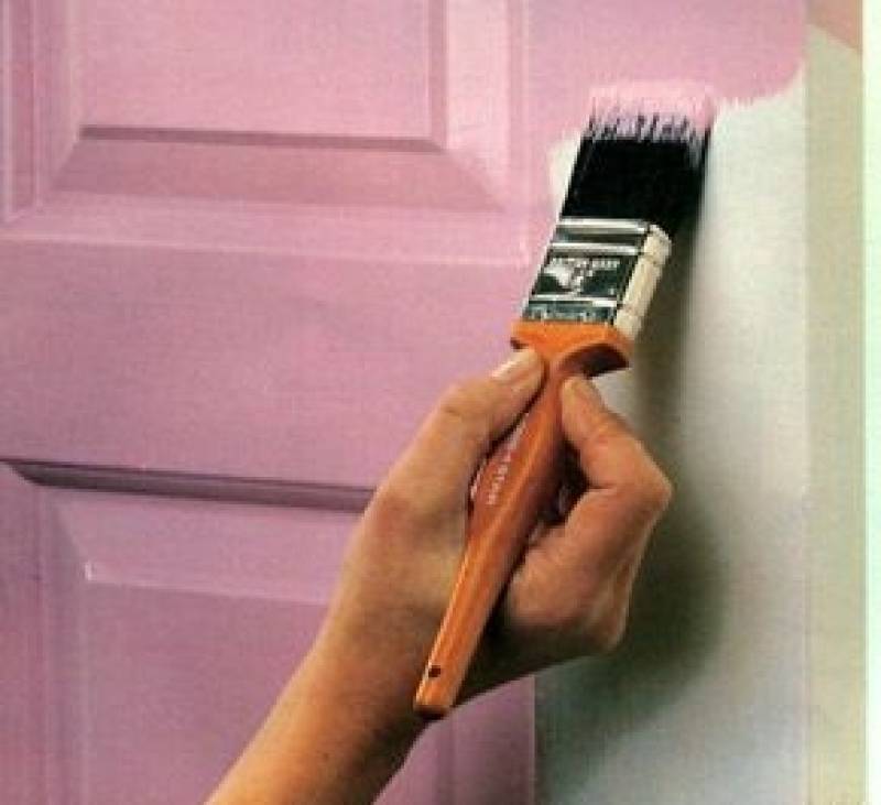 Можно ли красить ламинированные двери?