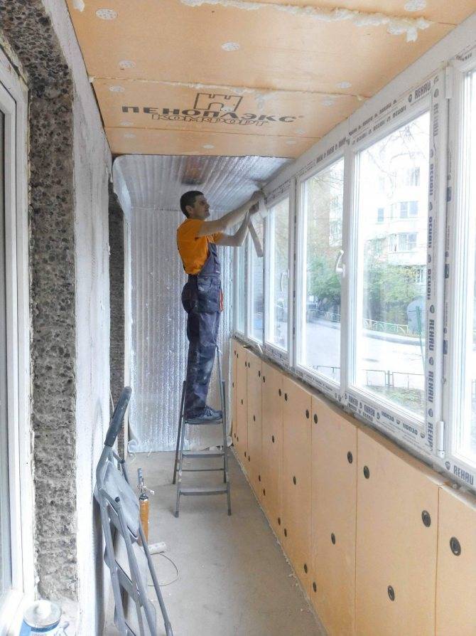 Эффективность и простота монтажа пеноплекса для утепления балкона