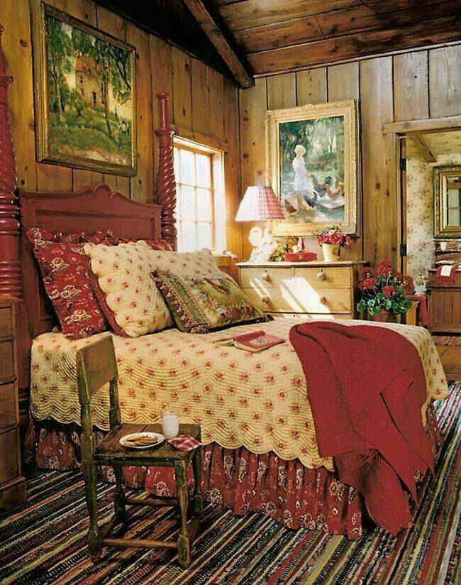 Спальня в деревенском стиле фото