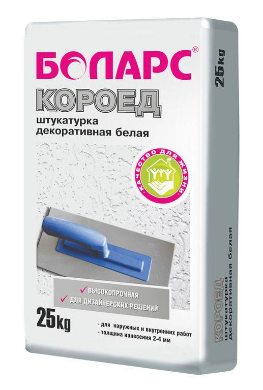 Боларс — фасадная штукатурка: применение и характеристики