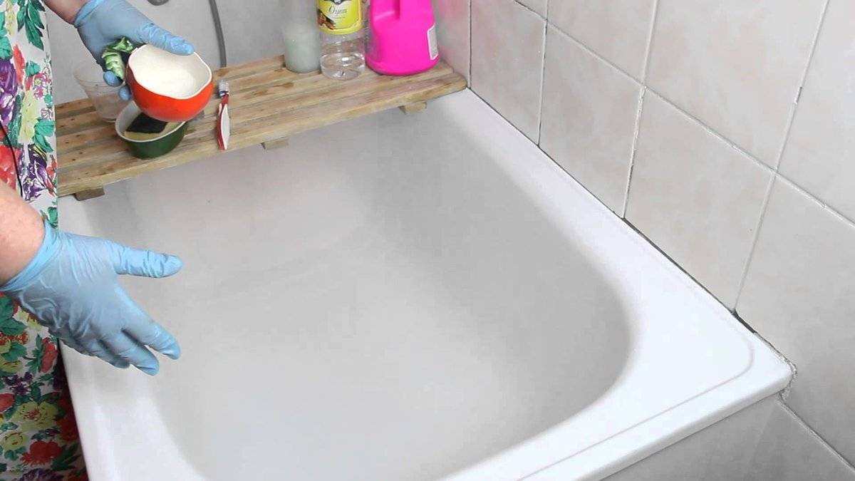 Как отбелить ванну в домашних условиях — фото и видео инструкция