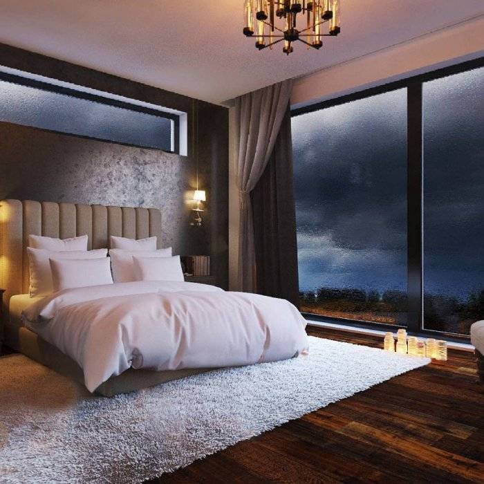 Окно в спальне - 140 фото с идеями отделки, оформления и декора!