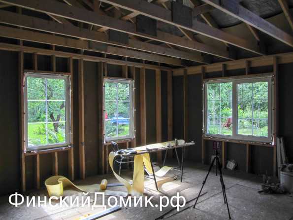 Установка окон в каркасном доме своими руками: пвх и деревянные