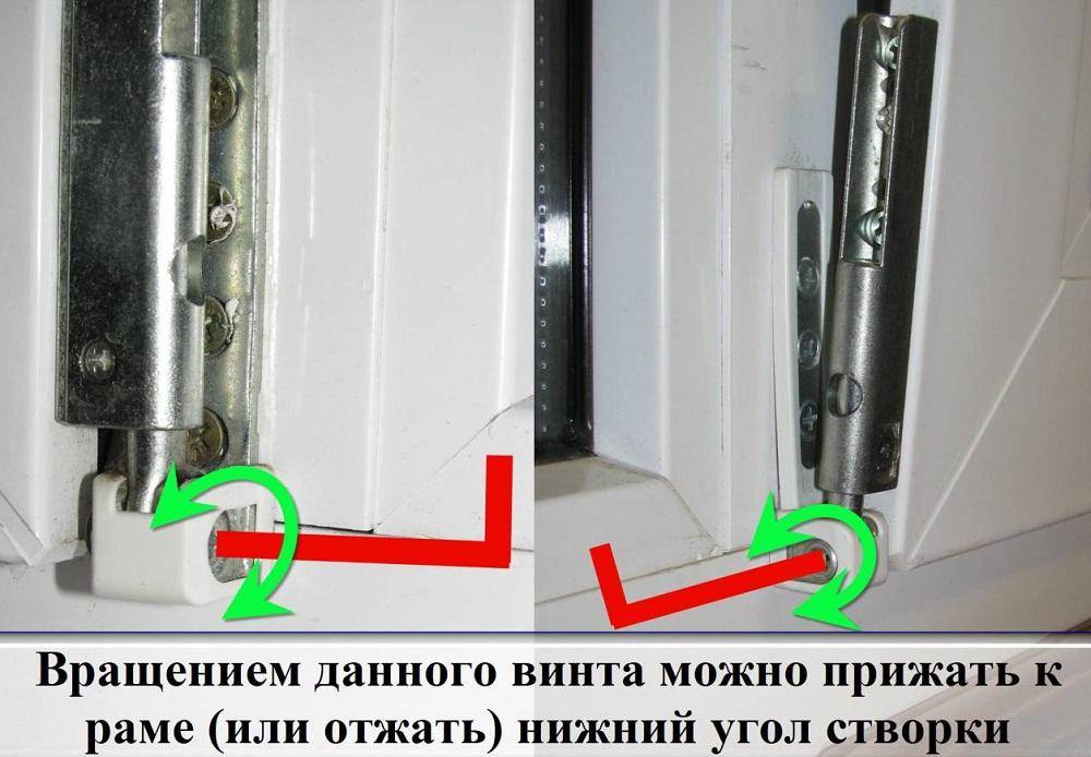 Плохо закрывается пластиковая балконная дверь: как отрегулировать если не плотно фиксируется полотно