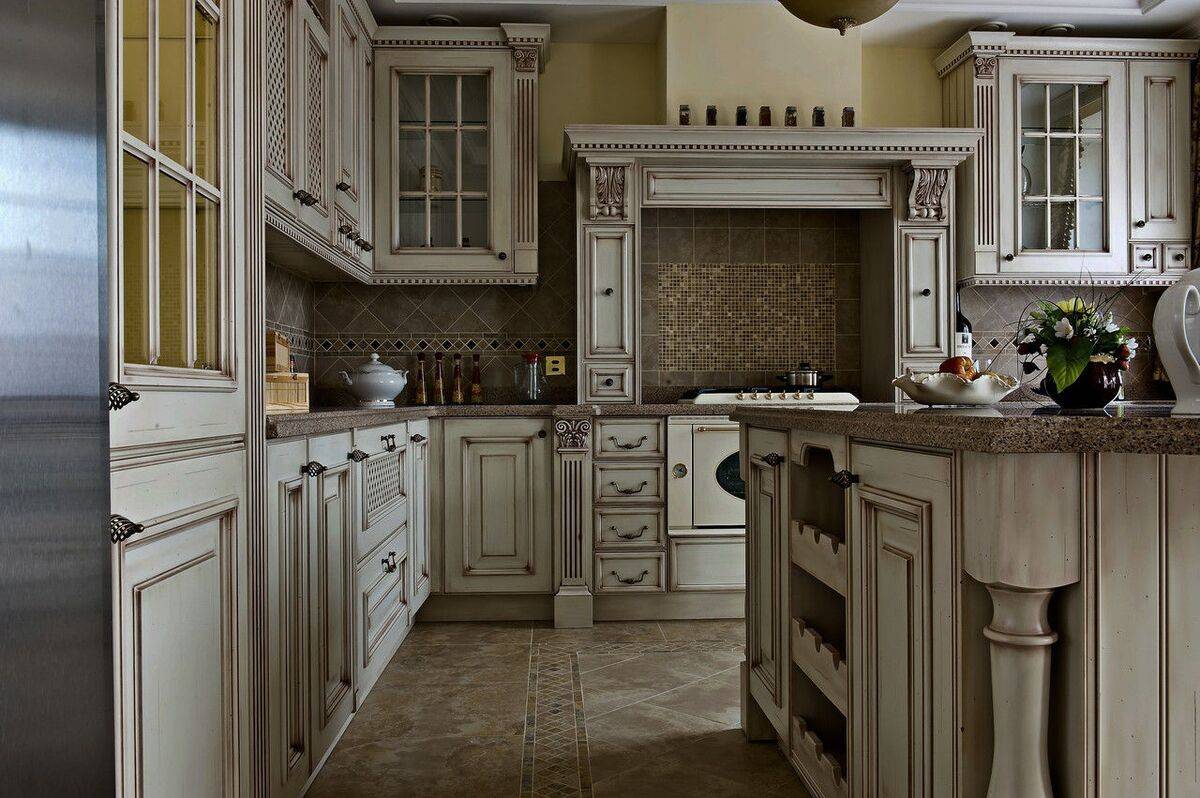 Кухня в английском стиле дизайн интерьера