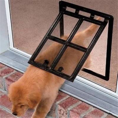 Как сделать дверцу для кошек и собак в двери