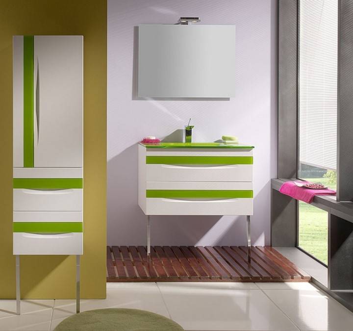 Особенности мебели для ванных комнат