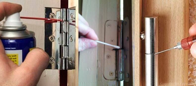 Чем смазать дверь чтобы не скрипела в домашних условиях