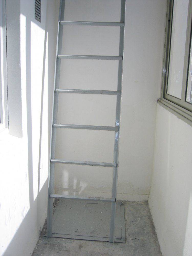 Как я срезал пожарную лестницу на балконе и не нарушил нормы безопасности - дизайн для дома
