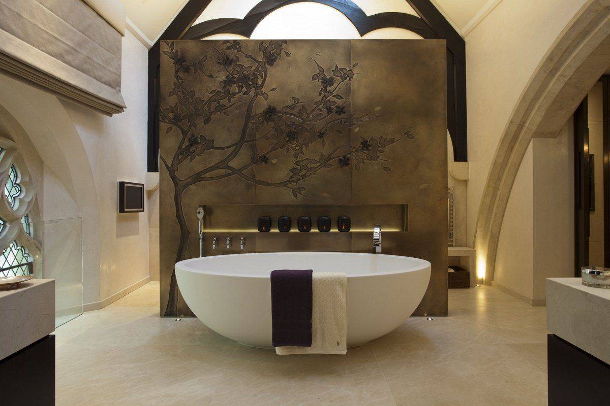 Элитный дизайн ванной комнаты: примеры с фотографиями