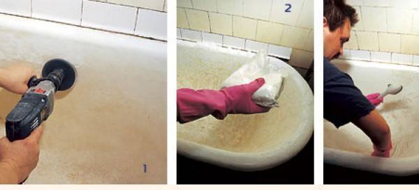 Чем мыть чугунную ванну не повреждая эмаль: обзор бытовой химии и домашних средств