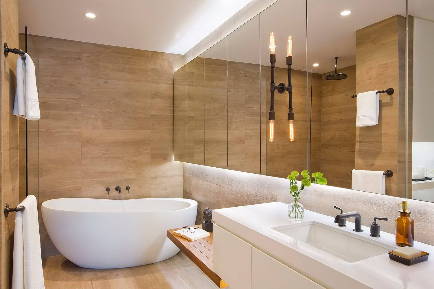 35 оригинальных идей по дизайну интерьера деревянной ванной комнаты