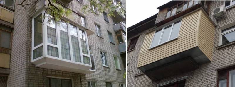 Основные методы расширения балкона: по основанию плиты без разрешения