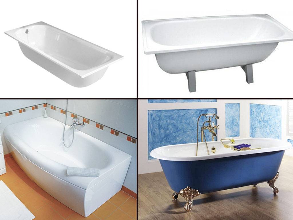 Виды ванн - какие ванны лучше: квариловые, акриловые, чугунные?