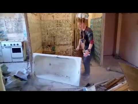 Демонтаж чугунной ванны: два способа убрать старую чугунную ванну из квартиры