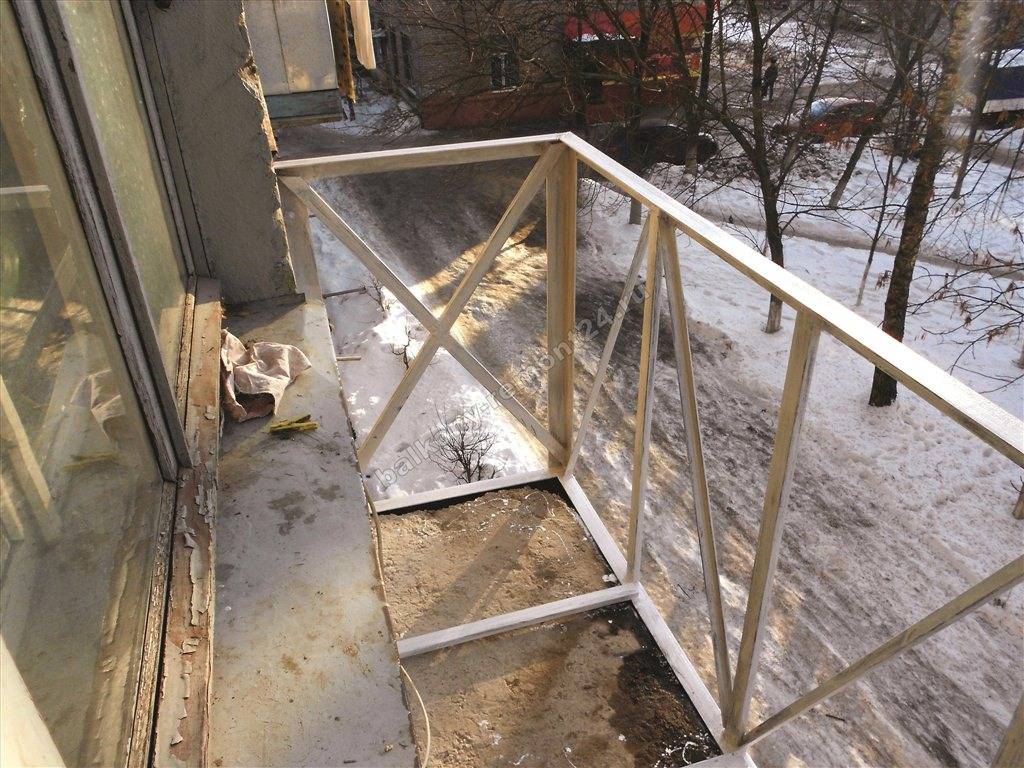 Подготовка балкона к остеклению — восстановление плиты, усиление конструкции, выбор парапета балкона и лоджии