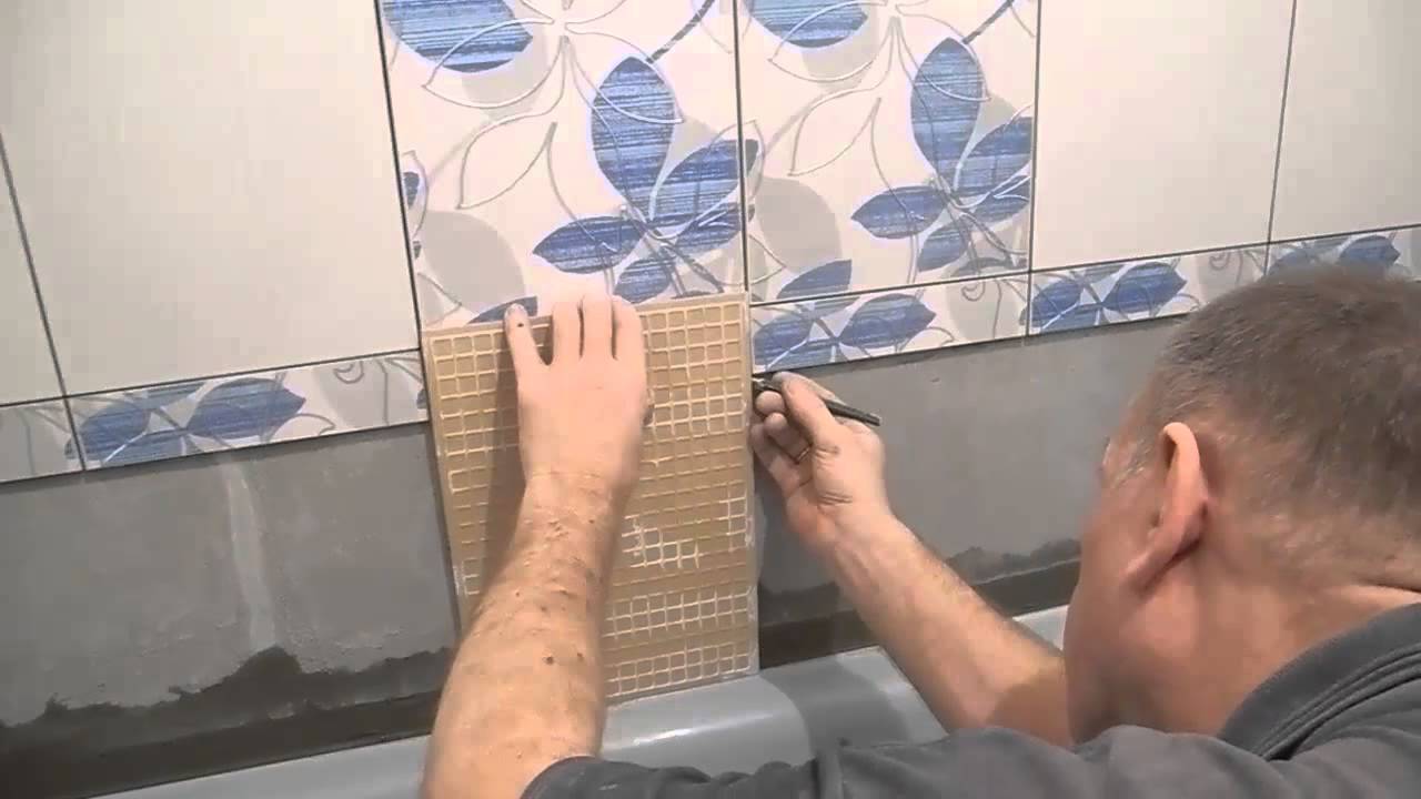 C чего начать укладку плитки в ванной — куда класть первую плитку (видео, фото)