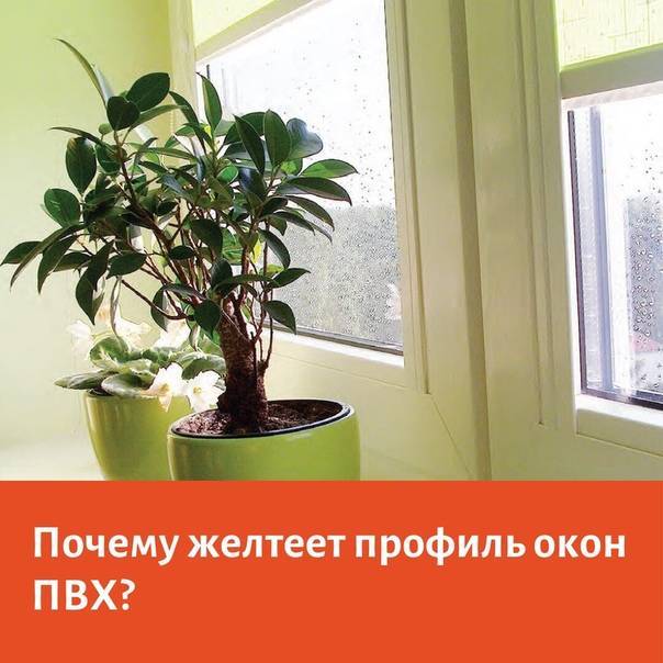 Почему пластиковые окна желтеют - причины и как избежать| мастер окон