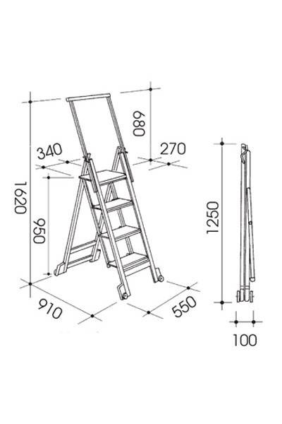 Инструкция по сборке своими руками и чертежи деревянного стула стремянки, табурета лестницы, раскладного трансформера