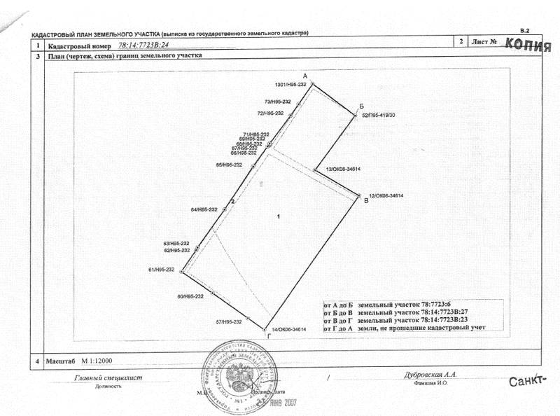 Кадастровый план земельного участка по кадастровому номеру