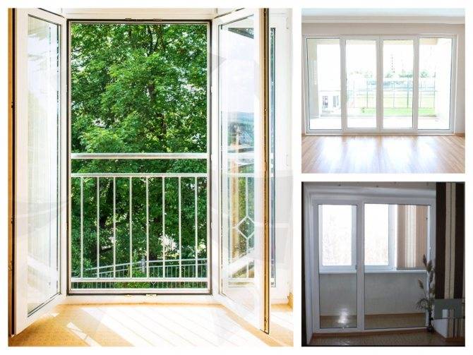 Размер стекла балконной двери