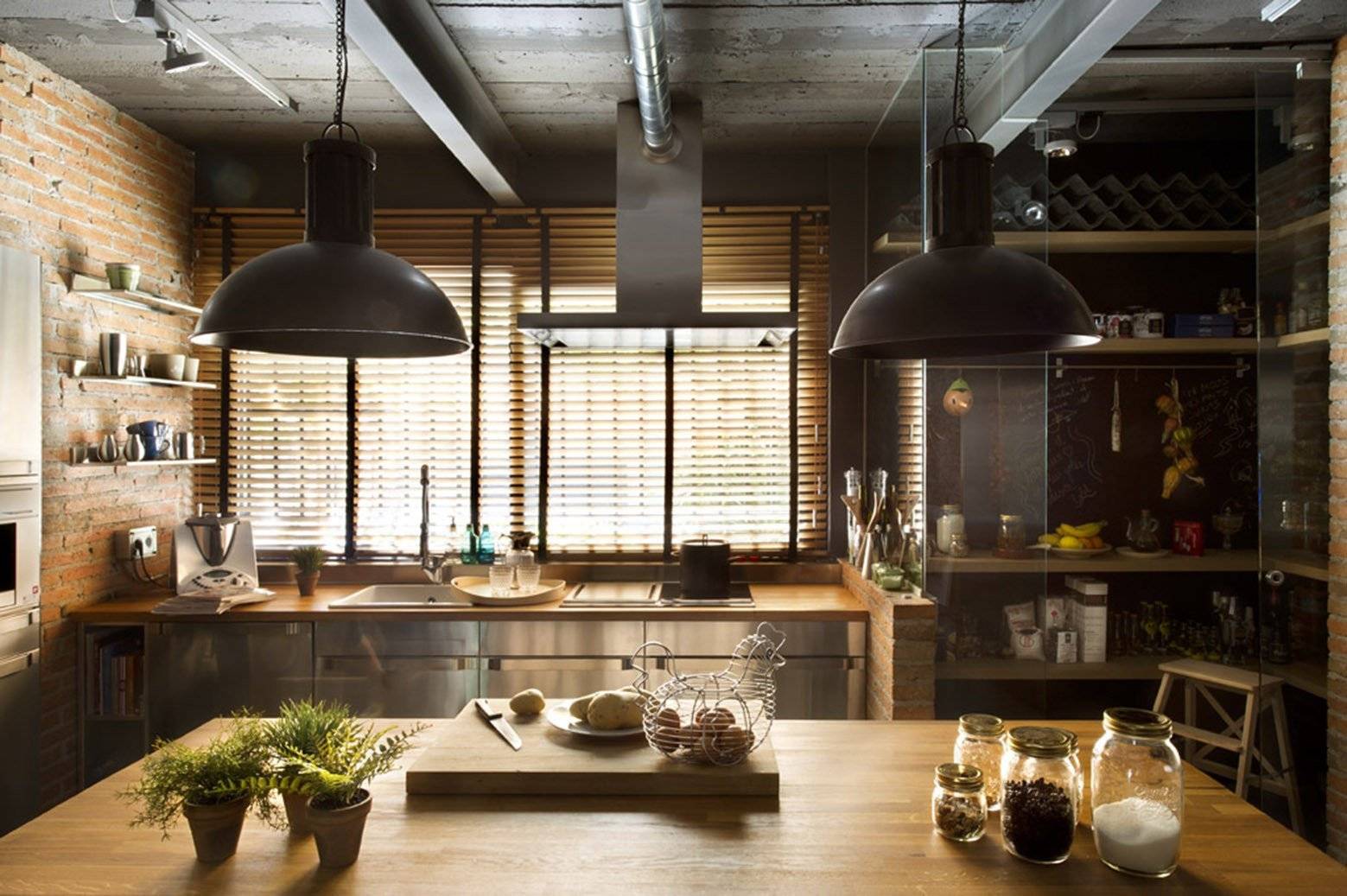 Интерьер кухни в стиле лофт - 90 фото лучших дизайнерских идей