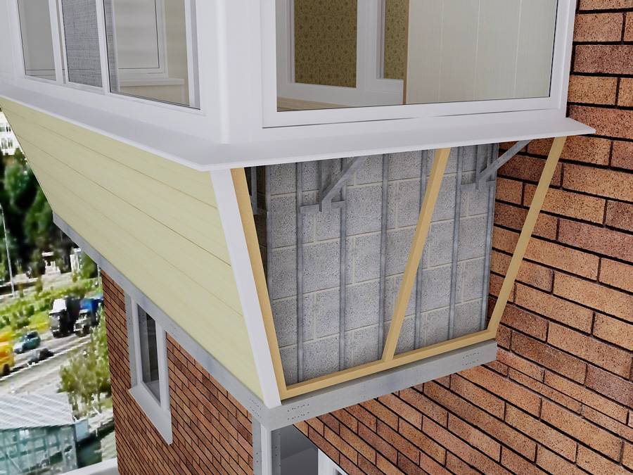 Как сделать наружную обшивку балкона профлистом или сайдингом своими руками? пошагово +видео