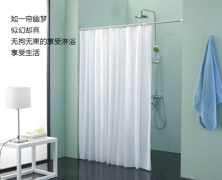 Шторы для ванной комнаты: тканевые, размеры 180х200, 200х240