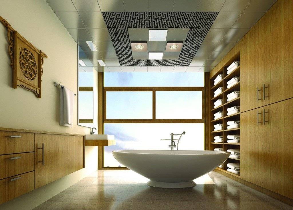 Какие потолки лучше сделать в ванной комнате