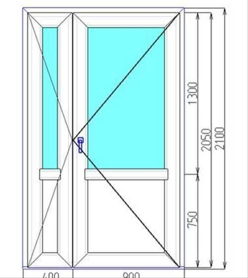 Какие размеры у стандартных входных дверей наружных и внутренних