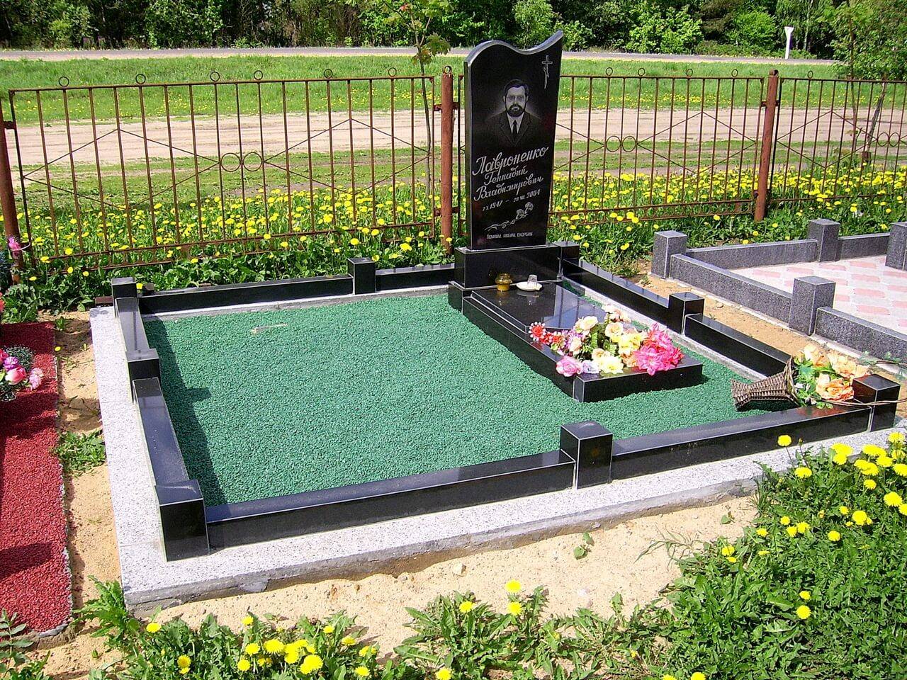 Благоустройство могилы на кладбище своими руками