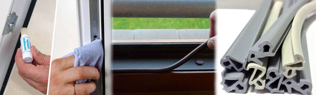 Замена уплотнительных резинок на пластиковых окнах: замена уплотнителя своими руками